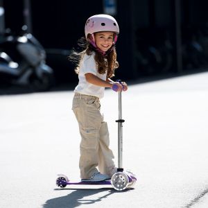 Самокат Mini Micro Deluxe Fairy Glitter LED (Purple)