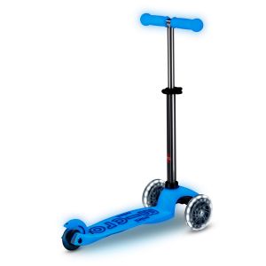 Самокат Mini Micro Deluxe Glow LED (Arctic Blue)