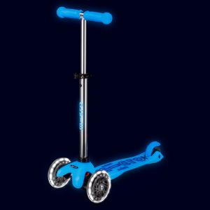Самокат Mini Micro Deluxe Glow LED (Arctic Blue)