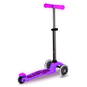 Самокат Mini Micro Deluxe Glow LED (Cold Pink)