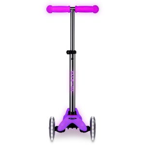 Самокат Mini Micro Deluxe Glow LED (Cold Pink)