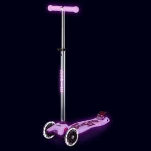 Самокат Maxi Micro Deluxe Glow LED (Shining Purple)