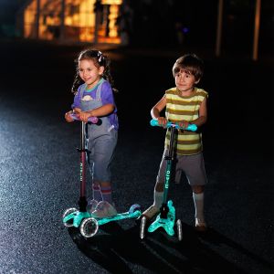 Самокат Mini Micro Deluxe Foldable Orion Glow LED (Blue)