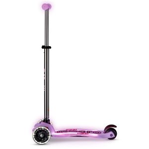 Самокат Maxi Micro Deluxe Glow LED Plus (Shining purple)