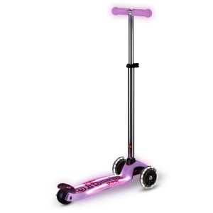 Самокат Maxi Micro Deluxe Glow LED Plus (Shining purple)