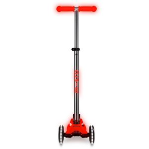 Самокат Maxi Micro Deluxe Glow LED Plus (Red Aura)