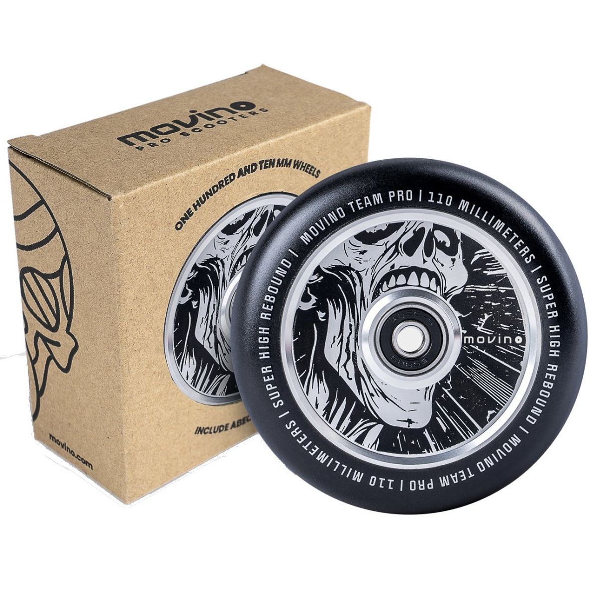 Колесо Movino Team Fullcore 110мм Pro Wheel (Black zombie)