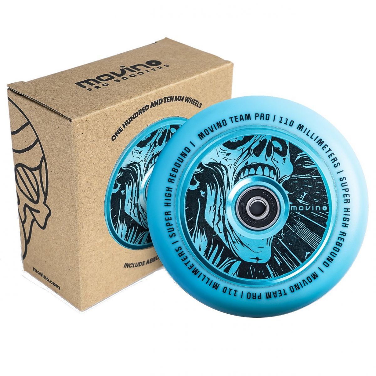 Колесо Movino Team Fullcore 110мм Pro Wheel (Blue zombie)