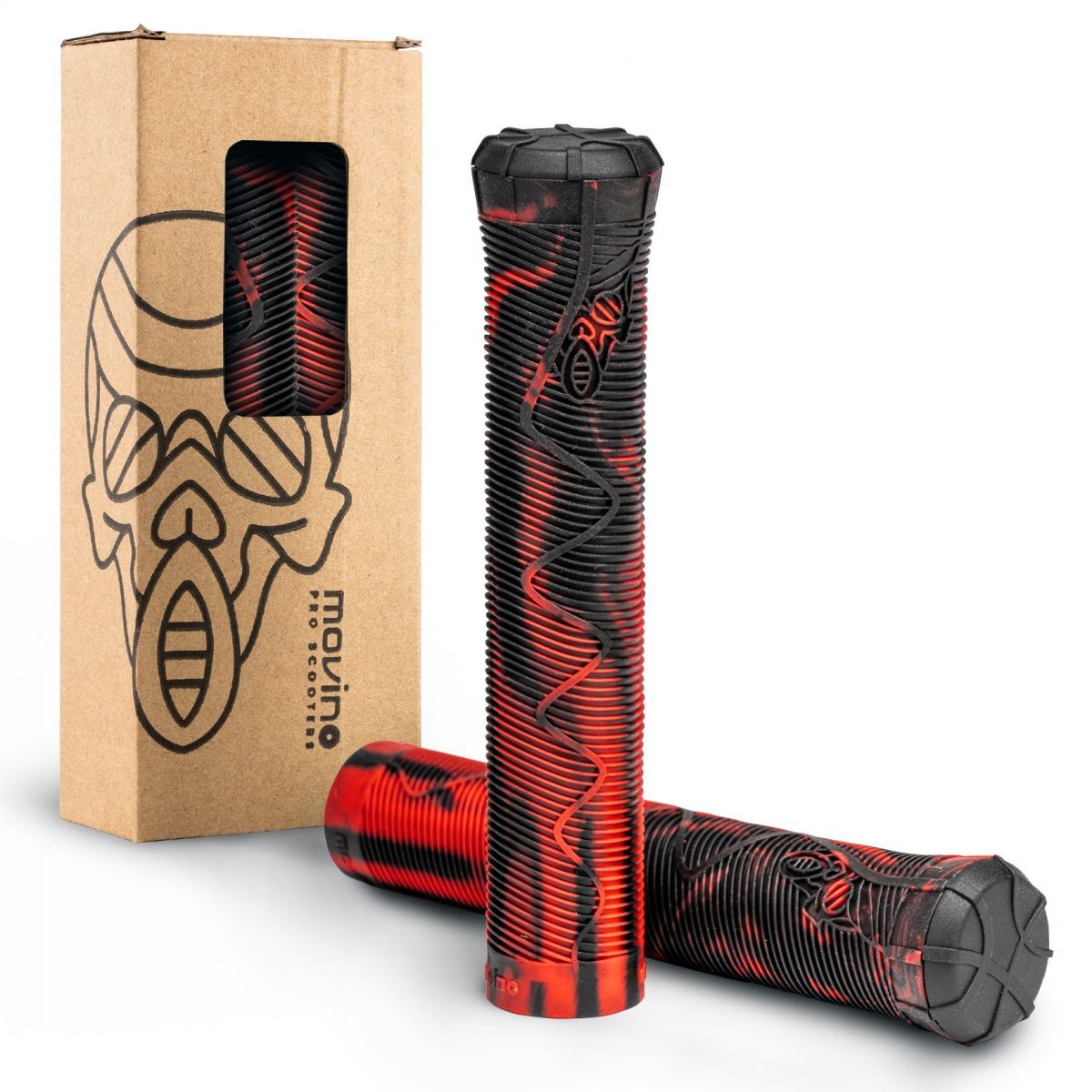 Грипсы для трюкового самоката Movino Maniac V2 (Black-red