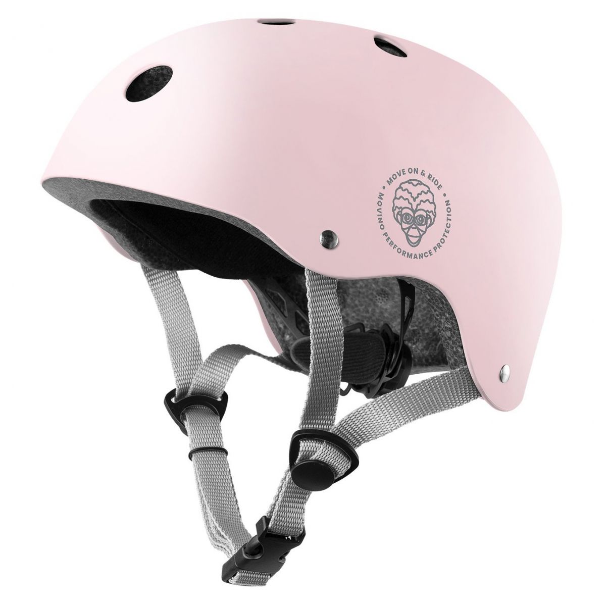 Шолом захисний Movino (Pink-grey)