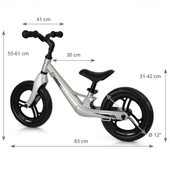 Біговел Movino Magnesium Pro (silver)
