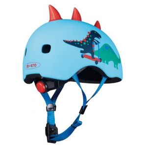 Шлем защитный Micro Scootersaurus matt LED