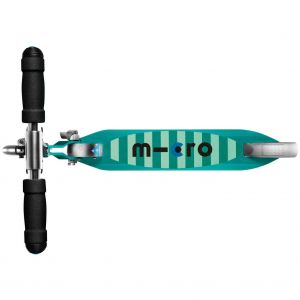 Самокат Micro Sprite LED Petrol stripe (зеленый)