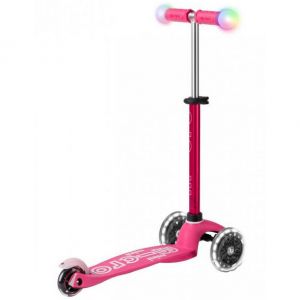Самокат Mini Micro Deluxe Pink Magic LED (рожевий)