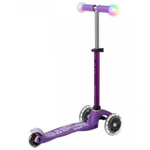 Самокат Mini Micro Deluxe Purple Magic LED (фіолетовий)