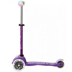 Самокат Mini Micro Deluxe Purple Magic LED (фіолетовий)