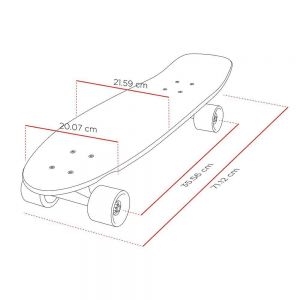Скейтборд Mini Longboard Street Surfing Rocky Mountain 28"