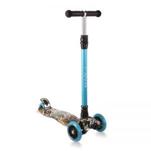 Самокат Movino Twist Plus Blue Graffiti (голубой)