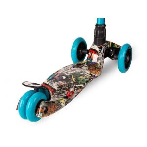 Самокат Movino Twist Plus Red Graffiti (красный)