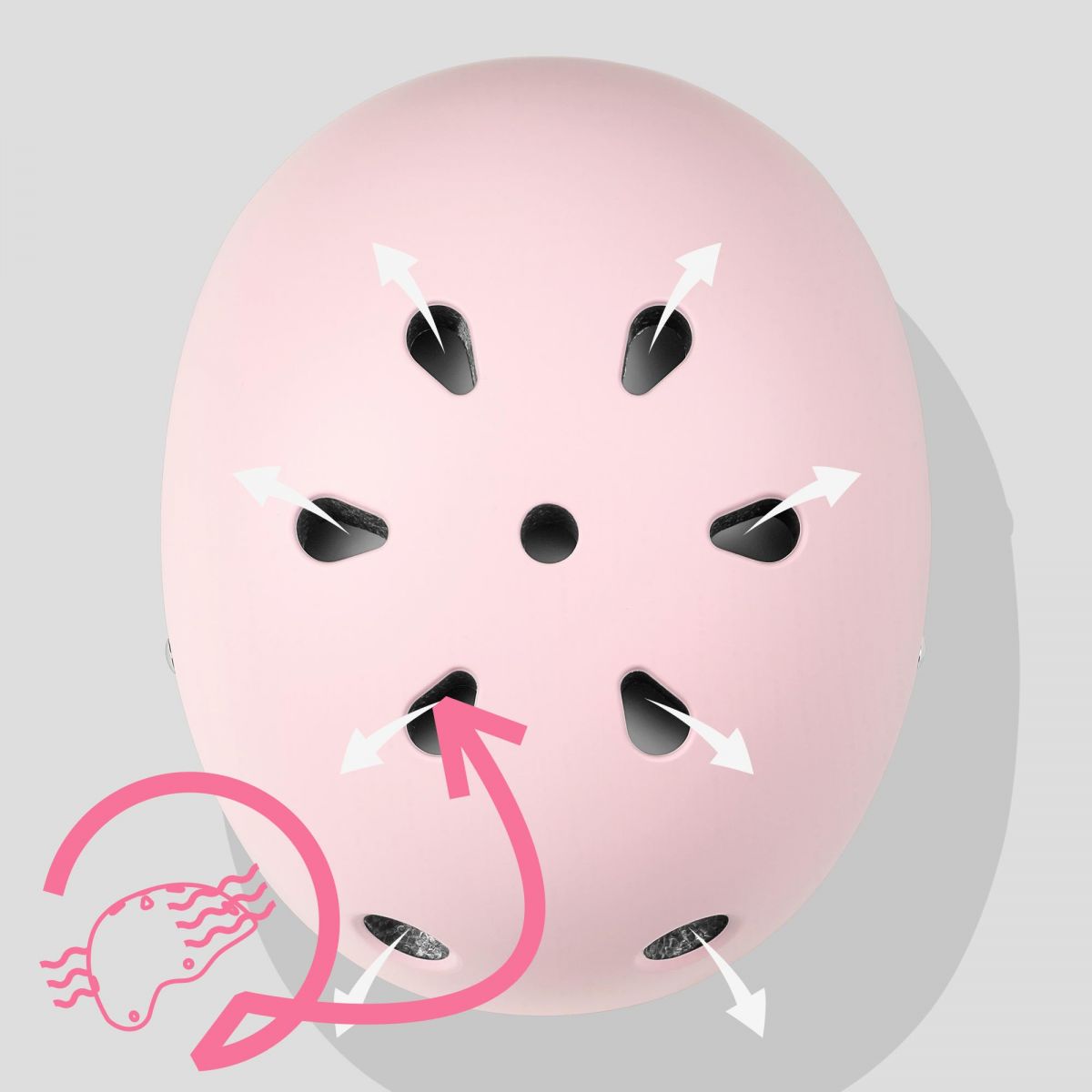 Шолом захисний Movino Element (Pink)