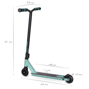 Трюковой самокат Movino Glide new (Teal)