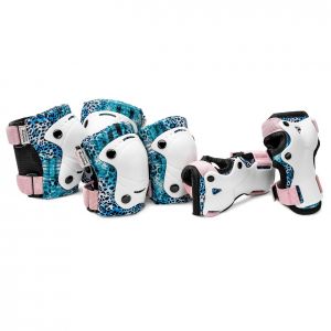 Комплект защиты Cariboo rollers 3-pack (white-pink)