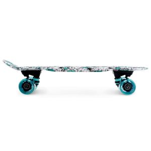 Скейтборд Movino Graffiti 22" LED (бірюзовий)