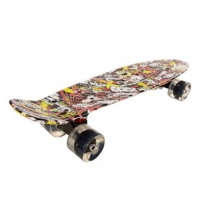 Скейтборд Movino Graffiti 22" LED (жовтий)