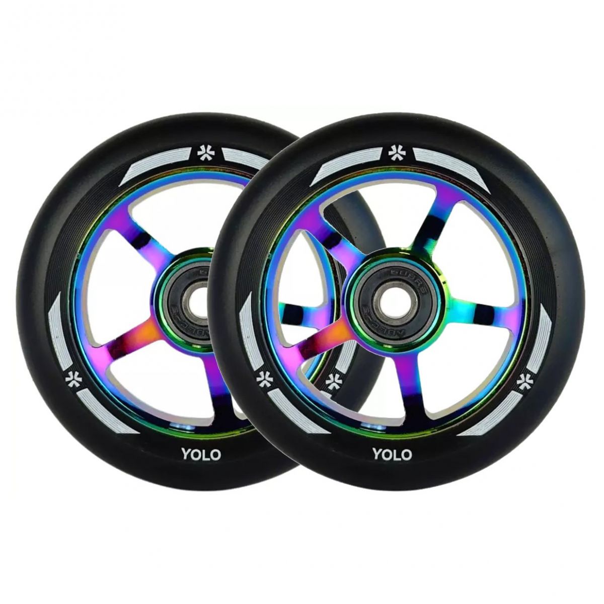 Колесо для трюкового самоката Union Yolo Wheel 100mm (Neochrome)