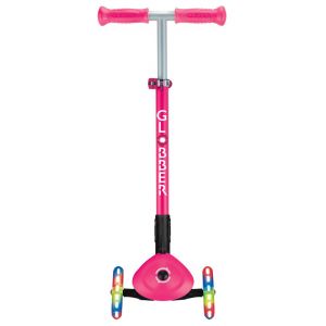 Самокат Globber My Free Primo Foldable Lights (Neon Pink)