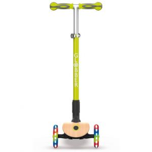 Самокат Globber Primo Foldable Wood Lights (Lime Green)