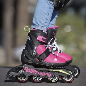 Ролики Rollerblade Microblade 2024 (pink-light green)