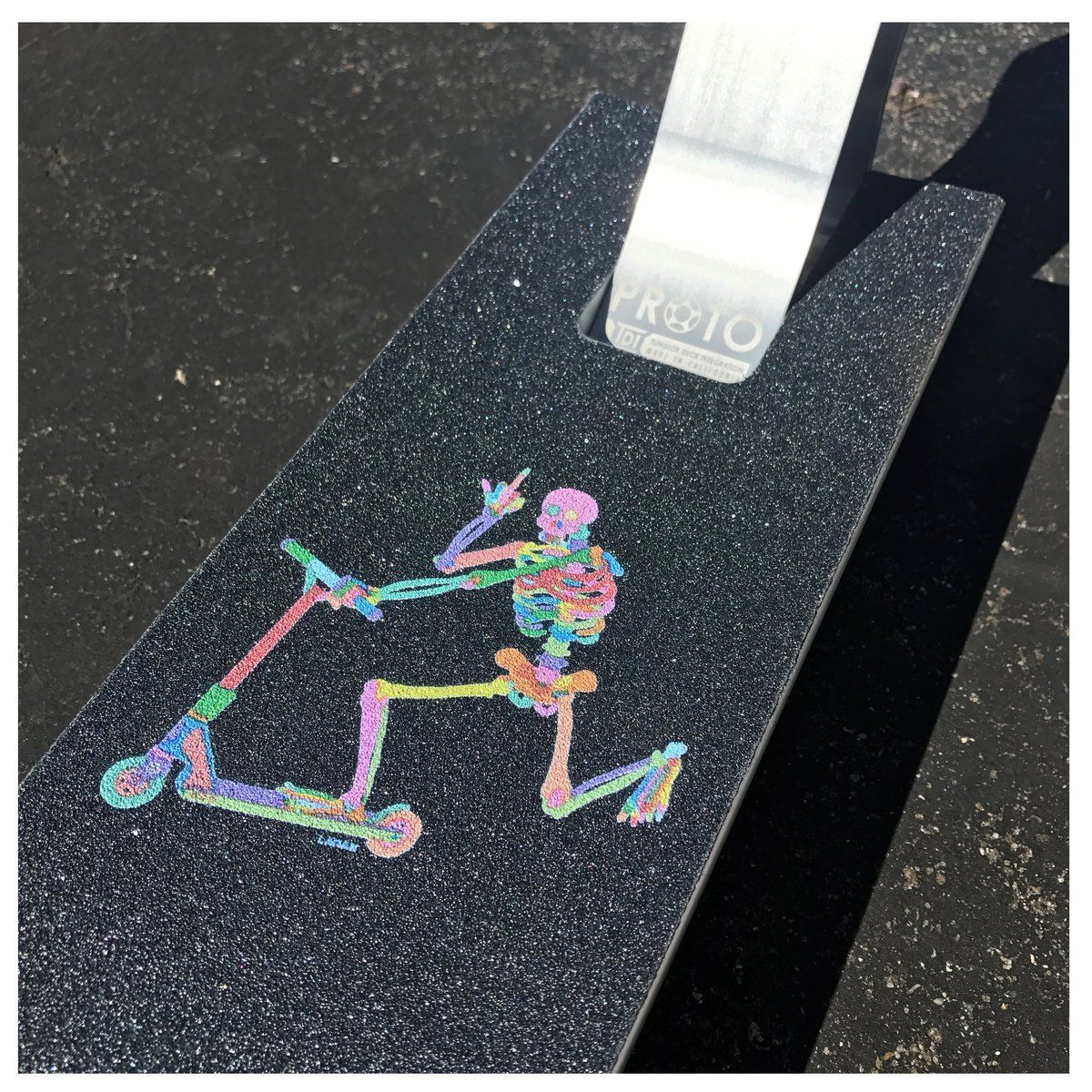 Змінний наждак Proto SD Skeleton Pro Scooter Grip Tape Black