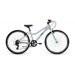 Велосипед 26" Apollo NEO 7s girls Brushed Alloy/Sky Blue/Charcoal