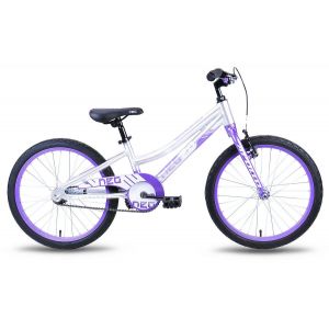 Велосипед 20" Apollo Neo girls 2019 (фиолетовый/белый)