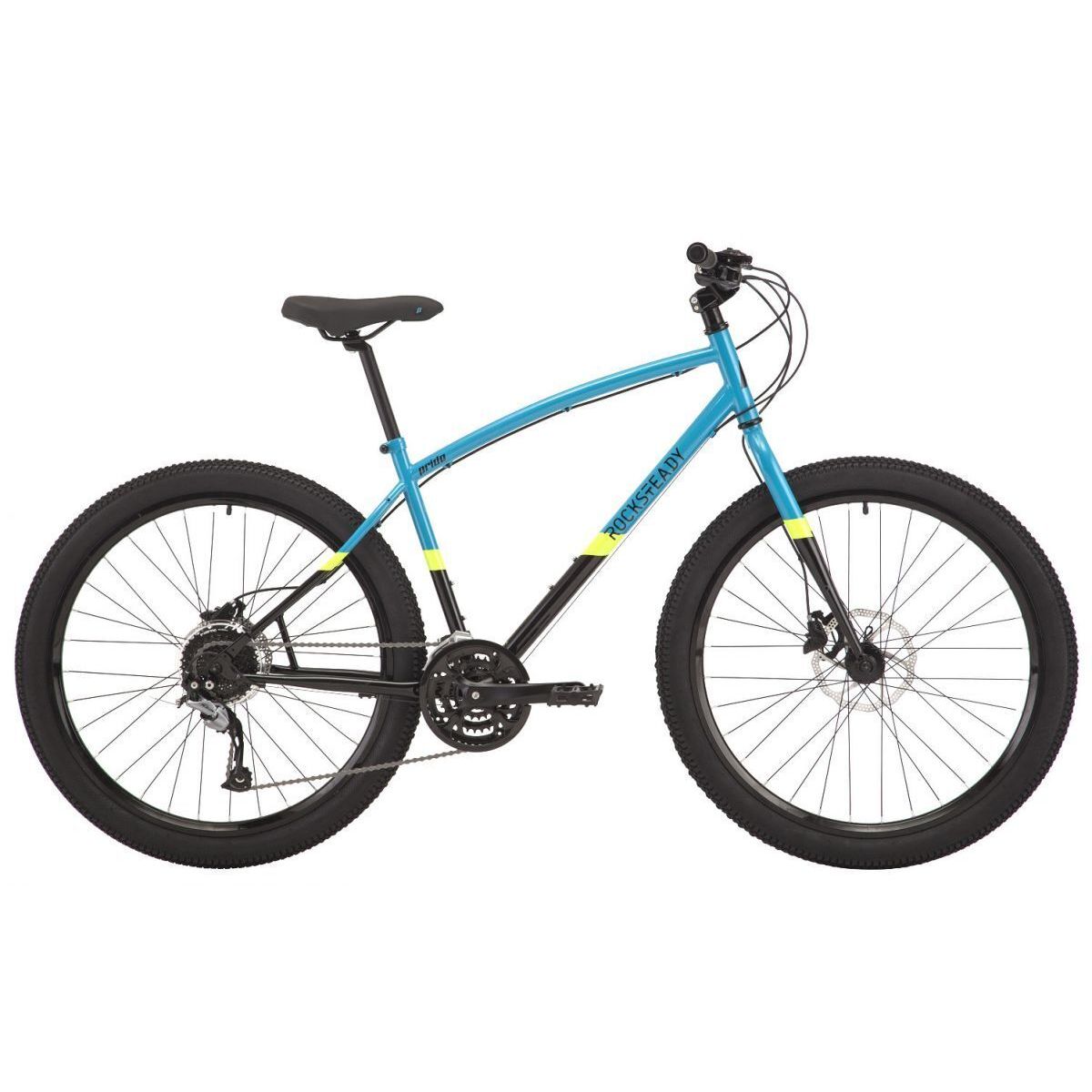 Велосипед 27,5" Pride Rocksteady 7.2 блакитний, чорний 2018