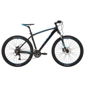 Велосипед 27,5" Pride Rebel 7.3 черный, голубой, синий 2017
