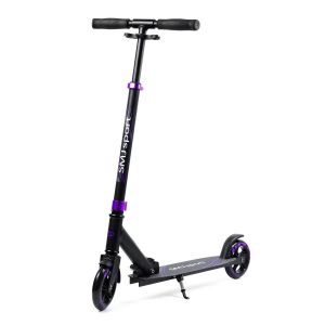 Самокат SMJ Sport NL-145 (черный/фиолетовый)