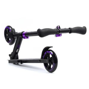 Самокат SMJ Sport NL-145 (черный/фиолетовый)