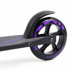 Самокат SMJ Sport NL-145 (черный/фиолетовый)