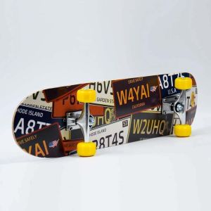 Скейтборд SMJ Sport 3108 (License Plates)