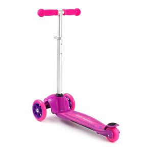 Самокат Smj Sport Mini LED (ярко-розовый)