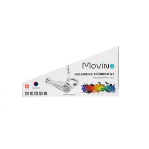 Самокат Movino Twist Red LED (червоний)