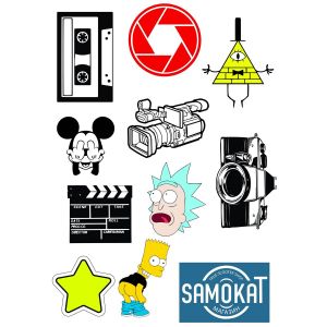 Стикеры Film and Animation sticker pack