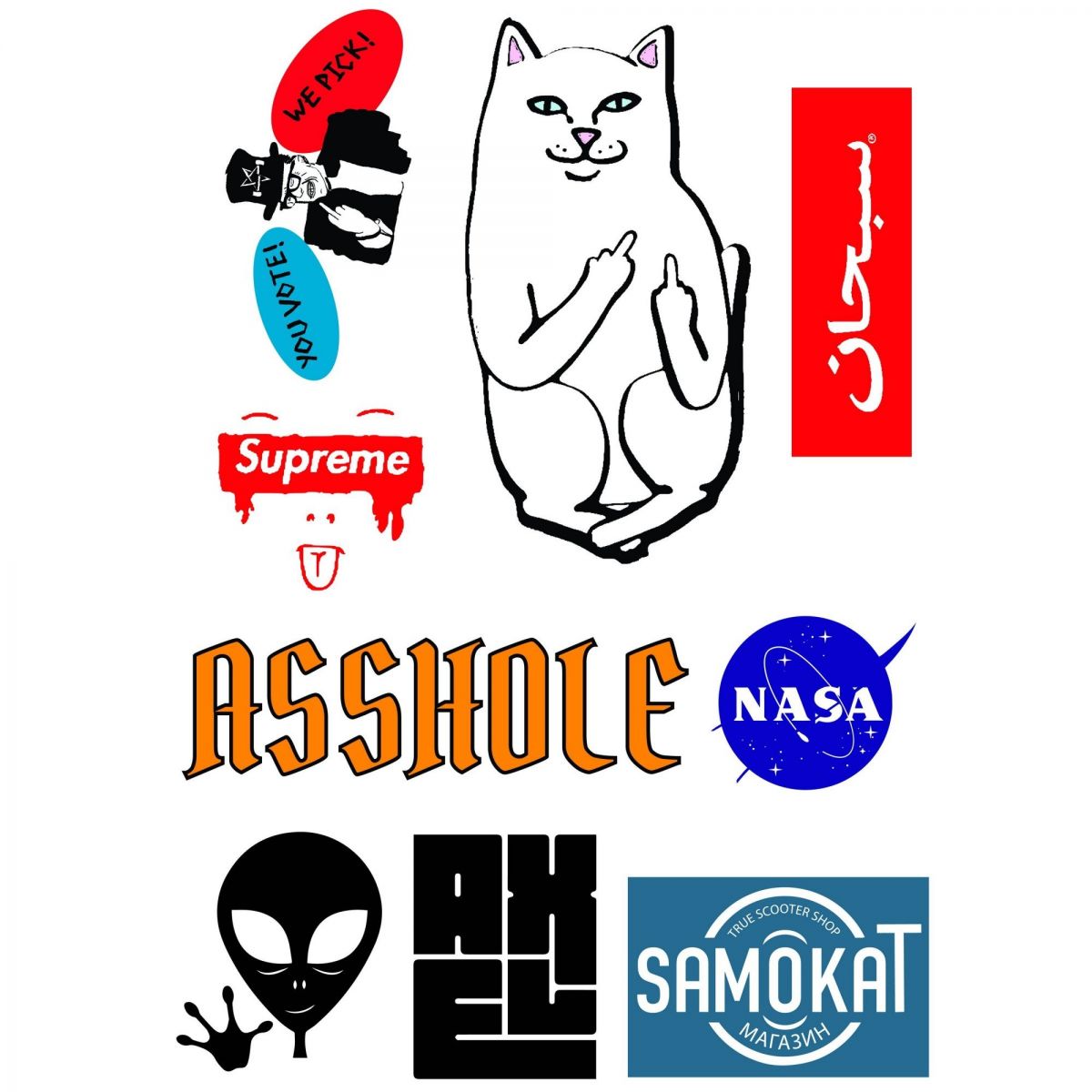 Стікери Pank Brands sticker pack