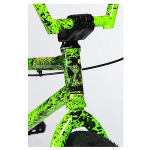 Велосипед Stolen X Fiction Creature 20" 2020 BMX Freestyle Bike (toxic green splatter)