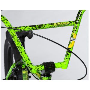 Велосипед Stolen X Fiction Creature 20" 2020 BMX Freestyle Bike (toxic green splatter)
