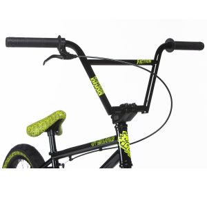 Велосипед Stolen X Fiction Overload 20" 2020 BMX Freestyle Bike (black reflective yellow)