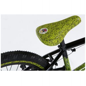 Велосипед Stolen X Fiction Overload 20" 2020 BMX Freestyle Bike (black reflective yellow)