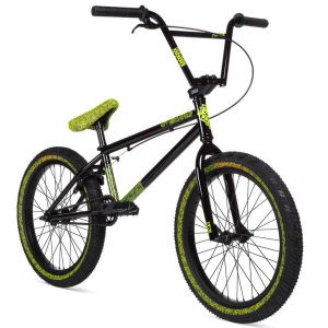 Велосипед Stolen X Fiction Overload 20" 2020 BMX Freestyle Bike (black reflective yellow)